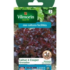 Outlet VILMORIN Graines de laitue à couper grenadine - graines à semer