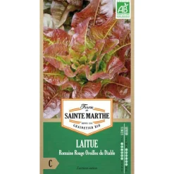 Online FERME DE SAINTE MARTHE Graines de Laitue Romaine rouge Oreilles du diable bio - 500 graines à semer