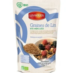 Discount LINWOODS Graines de lin moulues 200g