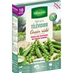 Online VILMORIN Graines de pois nain télévision grain ridé - graines à semer