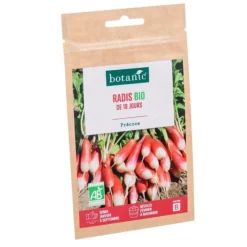 Outlet BOTANIC® Graines de radis de 18 jours bio - graines à semer