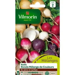 Hot VILMORIN Graines de radis rond mélange de couleurs - graines à semer