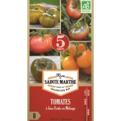 Discount FERME DE SAINTE MARTHE Graines de Tomates à Gros fruit bio en mélange - 50 graines à semer