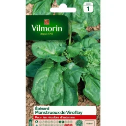 Clearance VILMORIN Graines d'épinard monstrueux de Viroflay - graines à semer