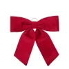 EDELMAN Grand nœud décoratif en tissu bordeaux - 57 x 63 cm