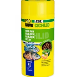 New JBL Granulés poissons XL spécifiques cichlidés, ProNovo Cichlid Grano - 530g/1L