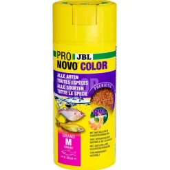 Discount JBL Granulés pour poissons d'aquarium couleurs vives Pronovo Color Grano M Click - 250 ml