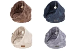 Sale SCRUFFS Grotte pour chat gris Kensington – Taille 44 x 44 x 48 cm