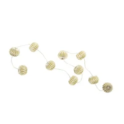 Best Guirlande de 10 boules de papier origami Vert kaki 2,5 m