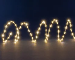 Outlet BLACHÈRE ILLUMINATION Guirlande lumineuse à 300 micro-LED blanc chaud intense sur câble argent - 4,8 m