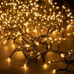 Outlet Guirlande lumineuse LED à lumière animée blanc orangé sur secteur - 20 m