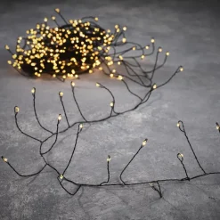 EDELMAN Guirlande snake light animée 240 micro-LED blanc orangé - 6 m