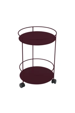 Outlet FERMOB Guéridon Guinguette coloris noir en acier - Ø 40 x 61 cm