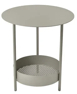 Discount FERMOB Guéridon Salsa coloris orange en acier - Ø 50 x 50 cm