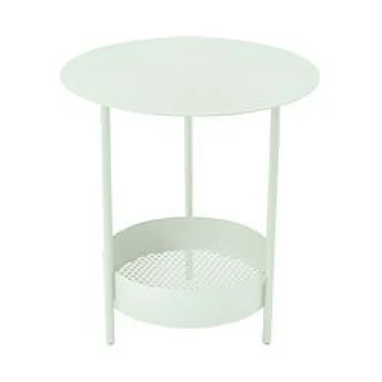 Discount FERMOB Guéridon Salsa coloris vert en acier - Ø 50 x 50 cm