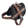 Hot BOBBY Harnais pour chien coloris marron en polyester et nylon Easy Safe – Taille S