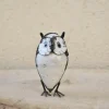 Best CHOUETTE & CO Hibou blanc en métal recyclé