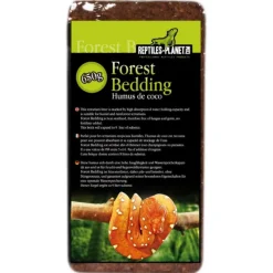 New REPTILE PLANET Humus de coco compressé pour terrarium coloris marron Forest Bedding - 650 g
