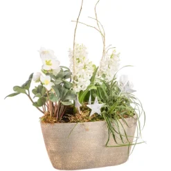 Clearance BOTANIC® Jacinthe et hellébore en pagode or