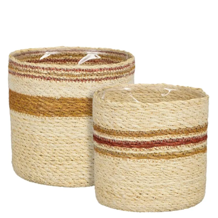 Sale EDELMAN Jameson panier coloris jaune en céramique - Ø 20 x 20 cm