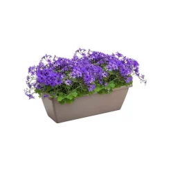 Discount ELHO Jardinière Barcelona de 18 L coloris taupe 90 x 19 x 15 cm