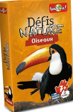 Discount ÉDITIONS BIOVIVA Jeu de cartes Défis Nature Oiseaux aux