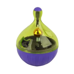 Outlet BUBIMEX Jouet distributeur Culbuto IQ Jaune et violet pour chat