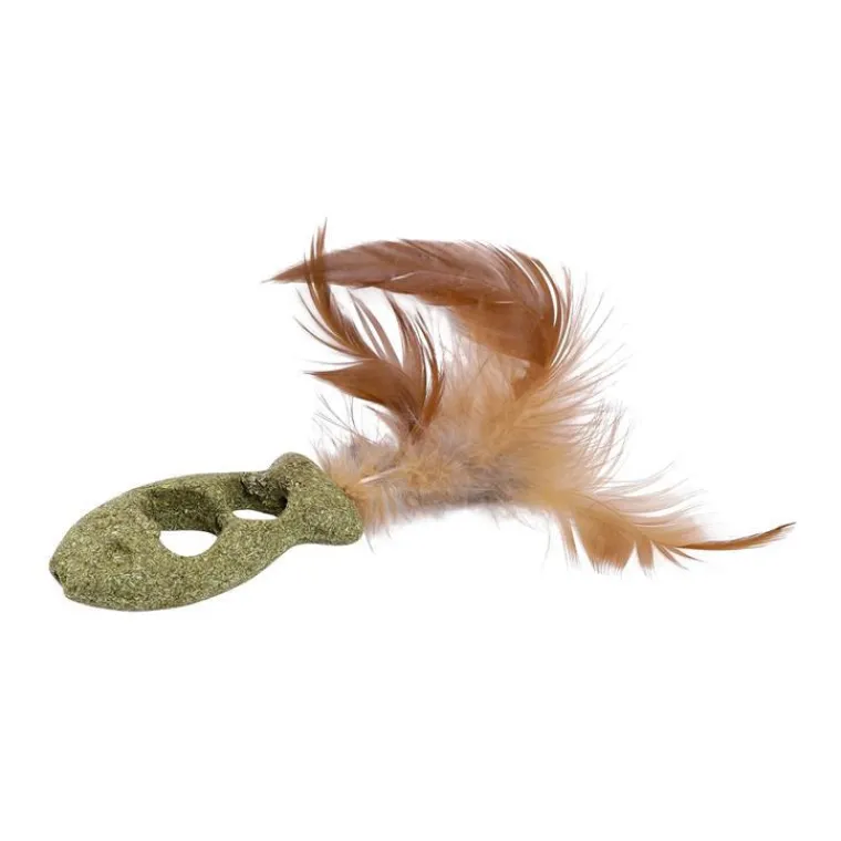 Hot WOUAPY Jouet pour chat matatabi poisson à plumes 12x3x1,5 cm