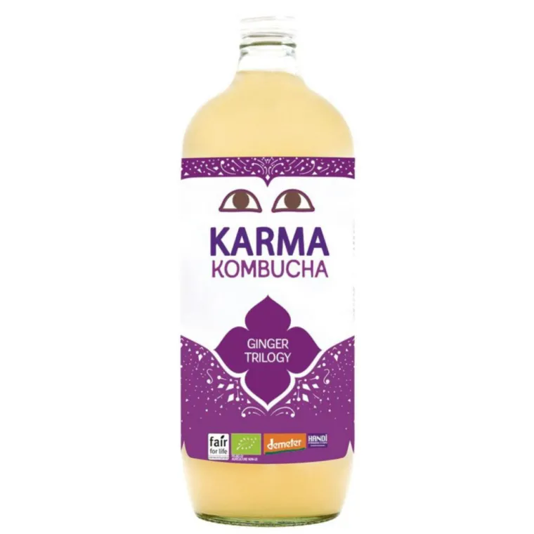 Sale KARMA kombucha gingembre trilogy (gingembre, curcuma, yuzu) - 1l
