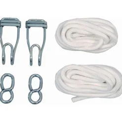 Clearance JOBEK Kit de Fixation Rope Pro pour hamac coloris gris en métal Hamacs