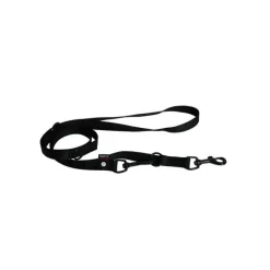 MARTIN SELLIER Laisse chien dressage 3pt 20 mm / 200 cm noire