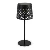 Clearance NEWGARDEN Lampe solaire Gretita coloris noir effet blanc chaud en métal - Ø 10 x 30 cm