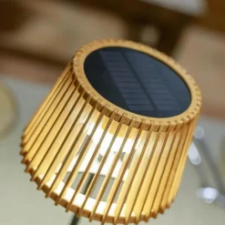 Best NEWGARDEN Lampe solaire Okinawa coloris marron effet blanc chaud en métal - 20 à 30 cm