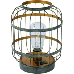 Outlet LUXFORM Lanterne de table solaire en métal et verre 10 lumens Cambridge - Ø 18 x 23,5 cm