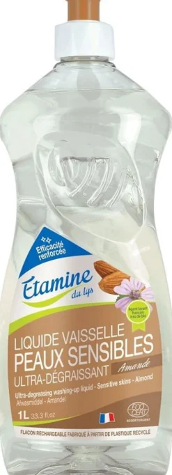 Sale ETAMINE DU LYS Liquide vaisselle peaux sensibles amande - 1 L