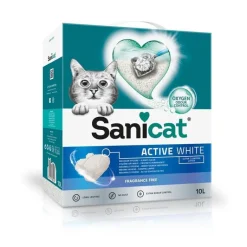 Discount SANICAT Litière pour chat Active White – 10 L