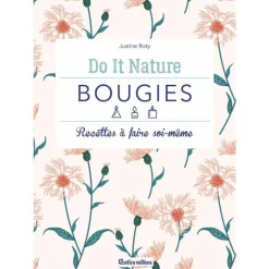 Sale ÉDITIONS RUSTICA Livre Bougies Recettes à faire soi-même aux - 80 pages