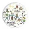 Discount ÉDITIONS CARTES D'ART Magnet Plan de Paris Cartes d'Art - Ø 5,6 cm