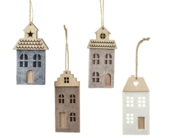 Online KAEMINGK Maison en feutrine à suspendre - 6 x 12,5 cm