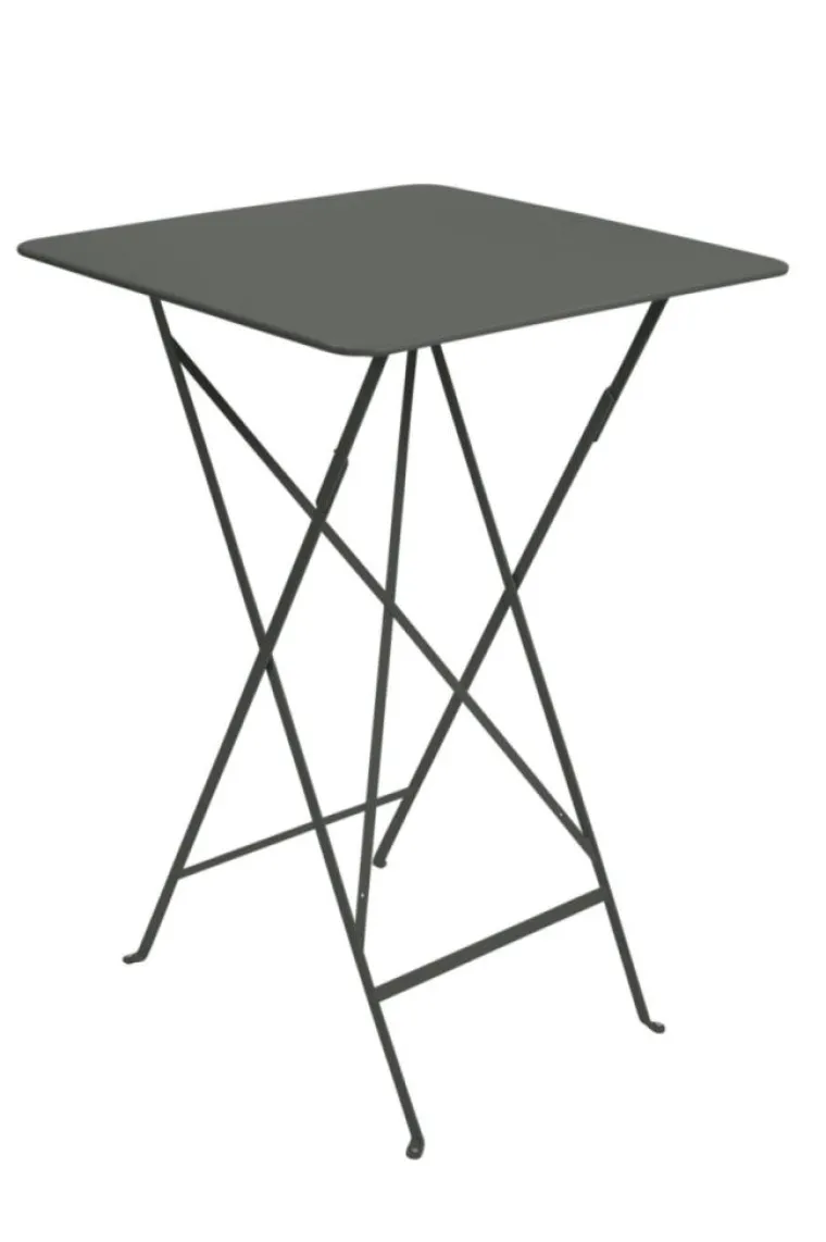 Best FERMOB Mange debout Bistro coloris vert en acier - 71 x 71 x 105 cm