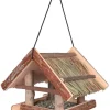 TRIXIE Mangeoire suspendue pour oiseaux de la nature en bois d'écorce - 25 x 25 x 25 cm