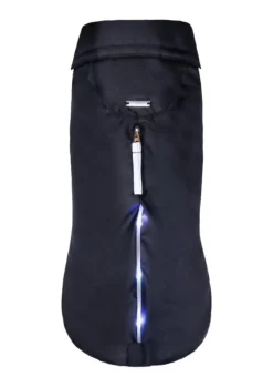 Outlet WOUAPY Manteau imperméable pour chien coloris noir LED - Taille 32