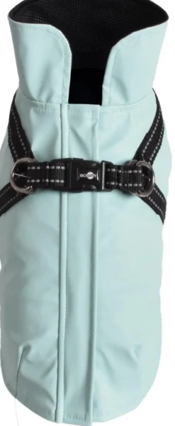 Discount BOBBY Manteau pour chien coloris bleu glacier avec harnais intégré Tom - Taille 40M