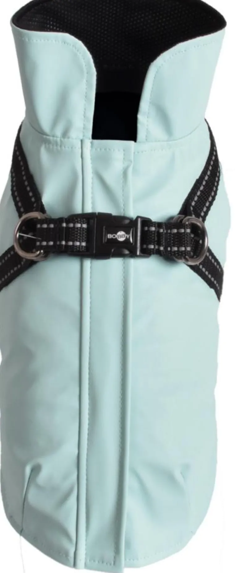 Discount BOBBY Manteau pour chien coloris bleu glacier avec harnais intégré Tom - Taille 40M