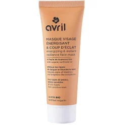New AVRIL Masque visage énergisant & coup d'éclat Certifié Bio - 50 ml