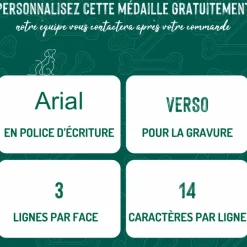 New MYFAMILY Médaille friends pour shih tsu en métal