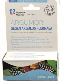 Hot DEWERSE Médicament contre les poux et les vers des poissons pour aquarium Argumor Poux - 20 ml