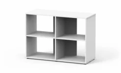 Clearance AQUATLANTIS Meuble pour aquarium en bois coloris blanc Prestige 100 - 100 x 40 x 73 cm