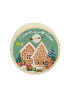 Clearance LA MAISON D'ARMORINE Mini boite bois caramel pain d'épices bio Maison Armorine - 40 g