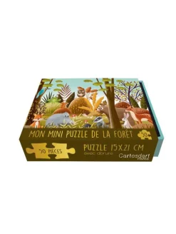 Clearance CARTES D'ART Mini puzzle de la forêt Cartes d’art 50 pièces